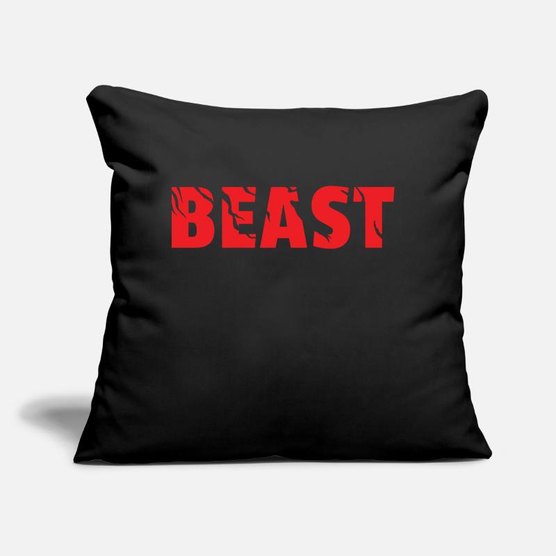 Release the beast inside! Sofa pillow with filling 45cm x 45cm