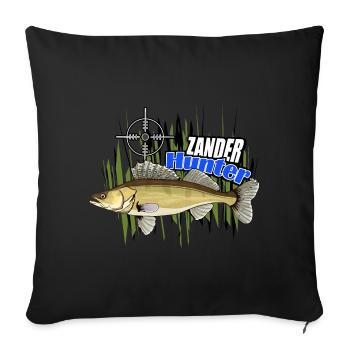 Zander Jäger - Sofakissen mit Füllung 45 x 45 cm - Schwarz - Vorne