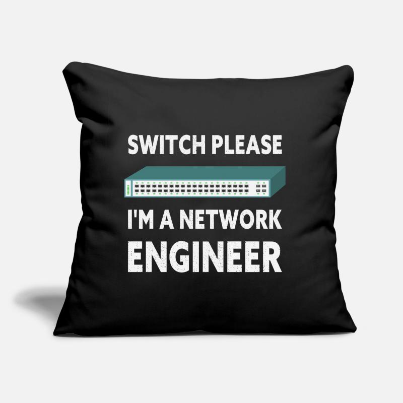 Switch Please I'm A Network Engineer IT Tech Sofa pillow with filling 45cm x 45cm