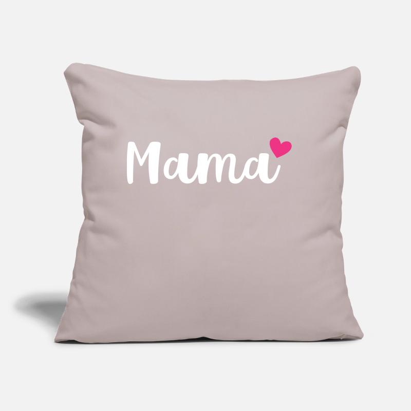Mama Herz - Geschenkidee - Muttertag Geburtstag Sofakissen mit Füllung 45 x 45 cm