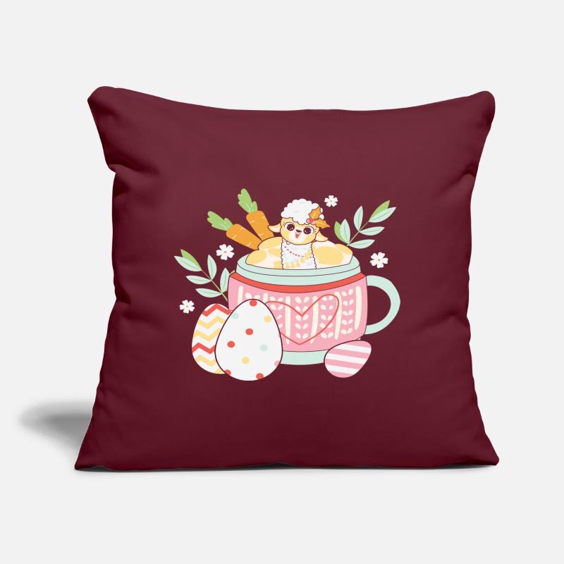 BOW Easter Chibi Cup Sofa pillow with filling 45cm x 45cm