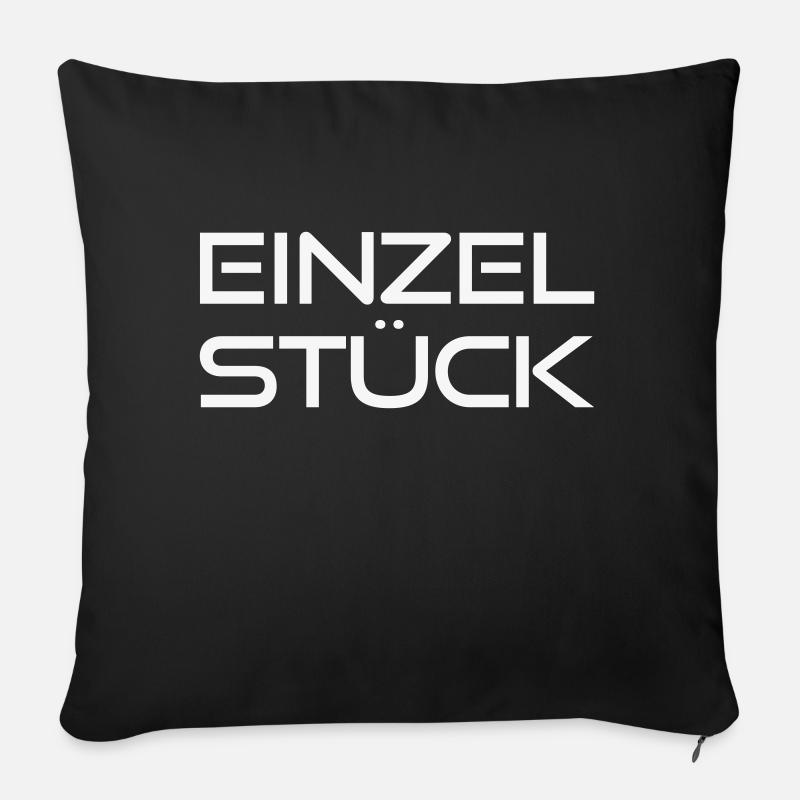 Einzelstück - Sofakissen mit Füllung 45 x 45 cm - Schwarz