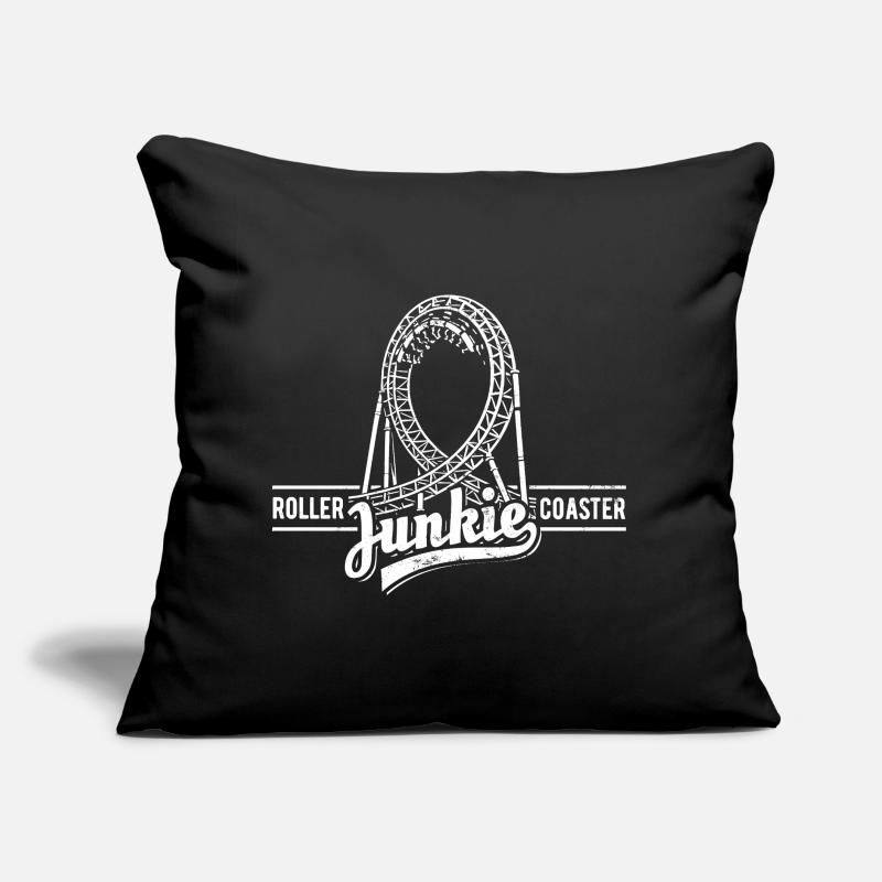 Rollercoaster Junkie -  Achterbahn - Looping Sofakissen mit Füllung 45 x 45 cm