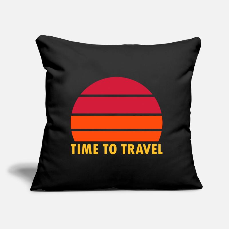 Temps de déplacement (soleil partagé) Coussin et housse de 45 x 45 cm