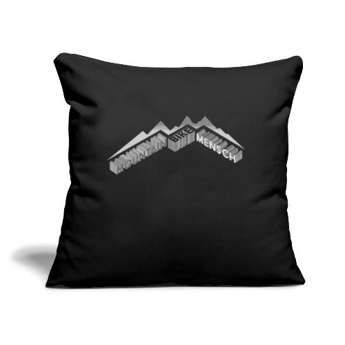 Mountaun Bike Mensch grey - Sofa pillow with filling 45cm x 45cm