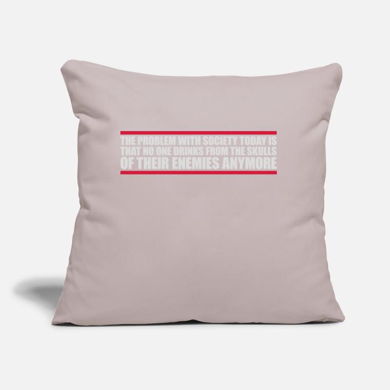 drinks from enemies skulls Sofa pillow with filling 45cm x 45cm
