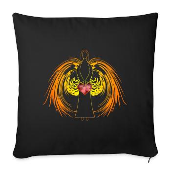 Angel Dust - Sofakissen mit Füllung 45 x 45 cm - Schwarz - Vorne