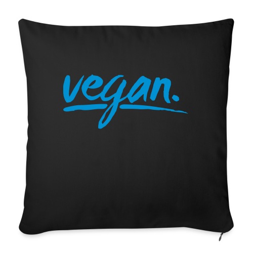 vegan - simply vegan ! - Sofakissen mit Füllung 45 x 45 cm