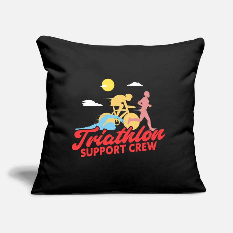 Triathlon Support Crew Sofa pillow with filling 45cm x 45cm