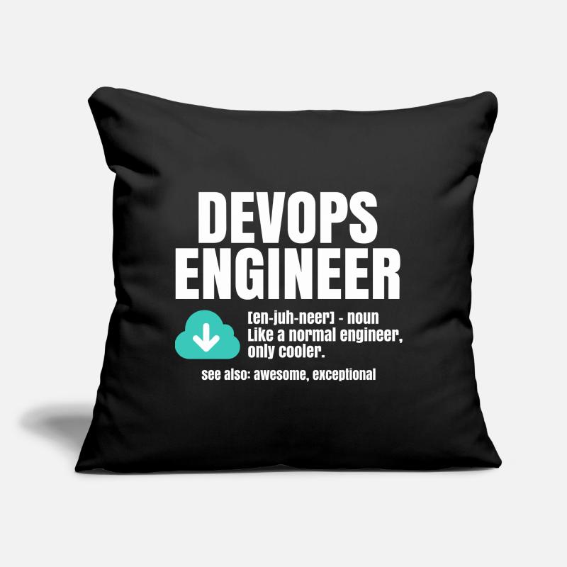 Devops Engineer Sofa pillow with filling 45cm x 45cm