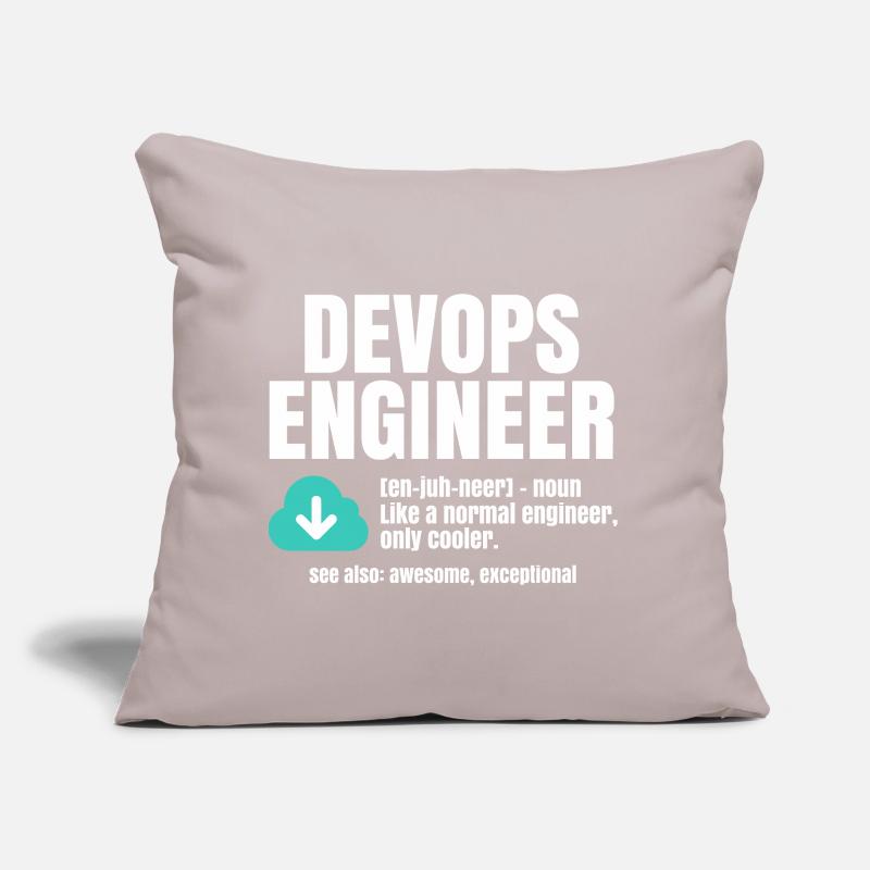 Ingénieur Devops Coussin et housse de 45 x 45 cm