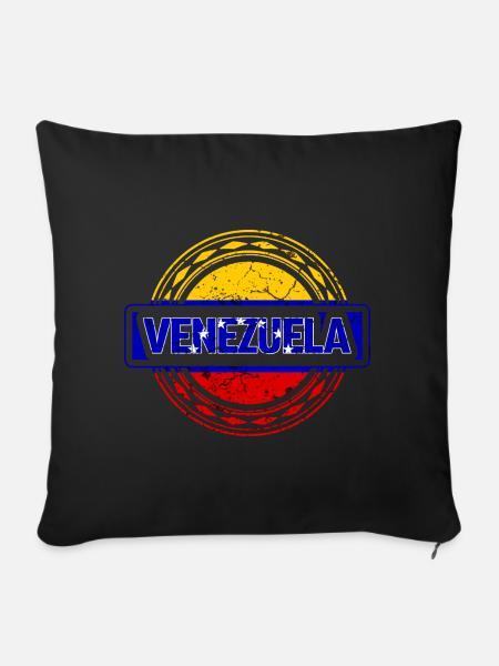 Venezuela Flagge - Sofakissen mit Füllung 45 x 45 cm - Schwarz