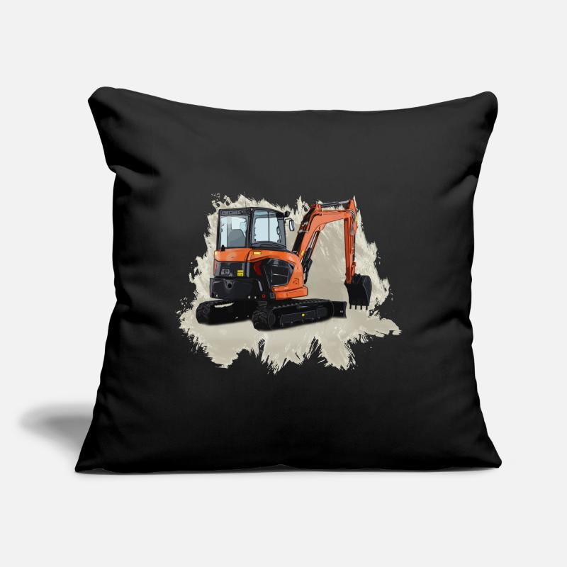 Minibagger Sofakissen mit Füllung 45 x 45 cm
