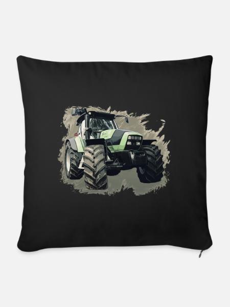 Agrotron K 110 - Sofakissen mit Füllung 45 x 45 cm - Schwarz