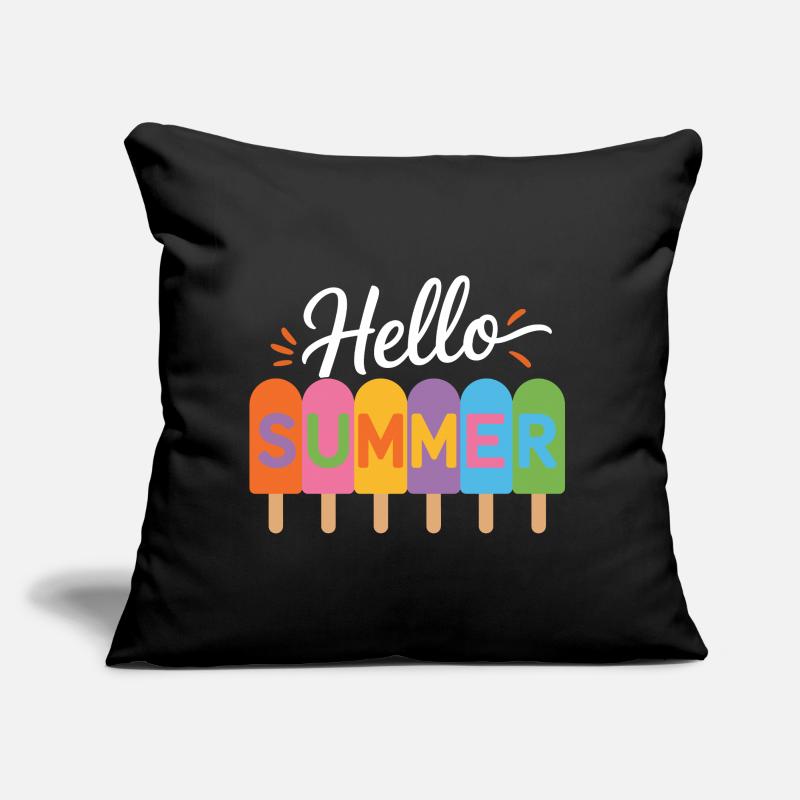 Hello Summer Sofa pillow with filling 45cm x 45cm