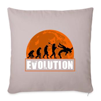 Wrestling Evolution Funny Combat Sports Grappling - Sofa pillow with filling 45cm x 45cm - light taupe - Front