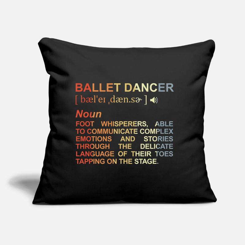 Danseuse de ballet Explication des termes Coussin et housse de 45 x 45 cm