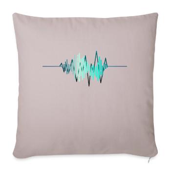 DJ - Sofakissen mit Füllung 45 x 45 cm - helles Taupe - Vorne