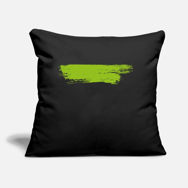 Farbe Klecks Spritzer Maler Geschenk bunt Strich Sofakissen mit Füllung 45 x 45 cm