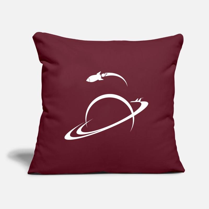 Space Ship Planet Earth Univers de Saturne Shuttle Coussin et housse de 45 x 45 cm