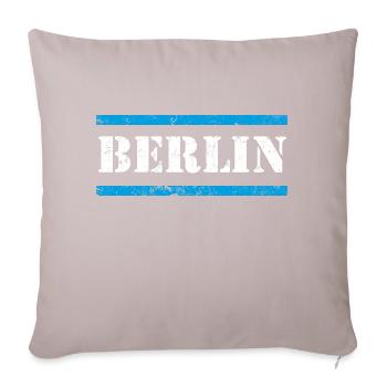Berlin Vintage - Coussin et housse de 45 x 45 cm - taupe clair - Devant