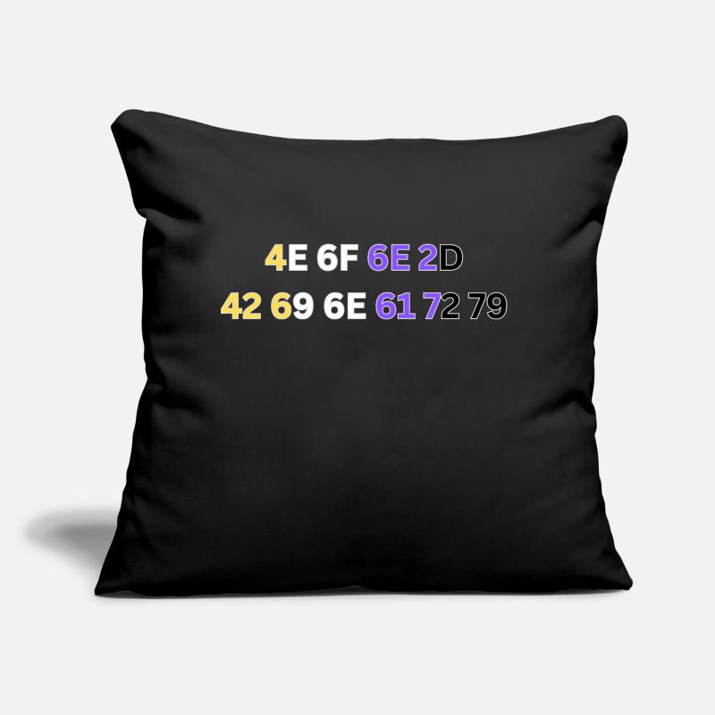 Non Binary Sofa pillow with filling 45cm x 45cm