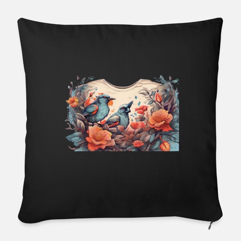 Ausführung5 - Sofakissen mit Füllung 45 x 45 cm - Schwarz