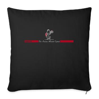 Photograghe A new moment - Sofa pillow with filling 45cm x 45cm - black - Front