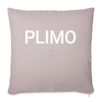 plimo - Sofakissen mit Füllung 45 x 45 cm - helles Taupe - Vorne