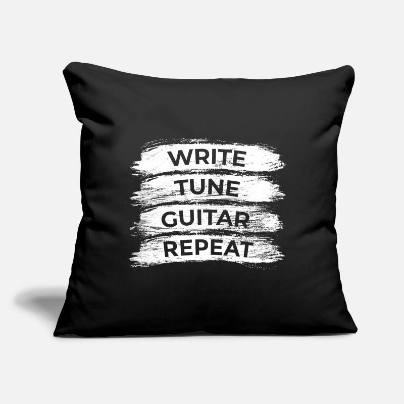 Routine du guitariste Coussin et housse de 45 x 45 cm