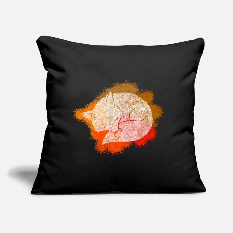 Zentangle Fox Sofa pillow with filling 45cm x 45cm