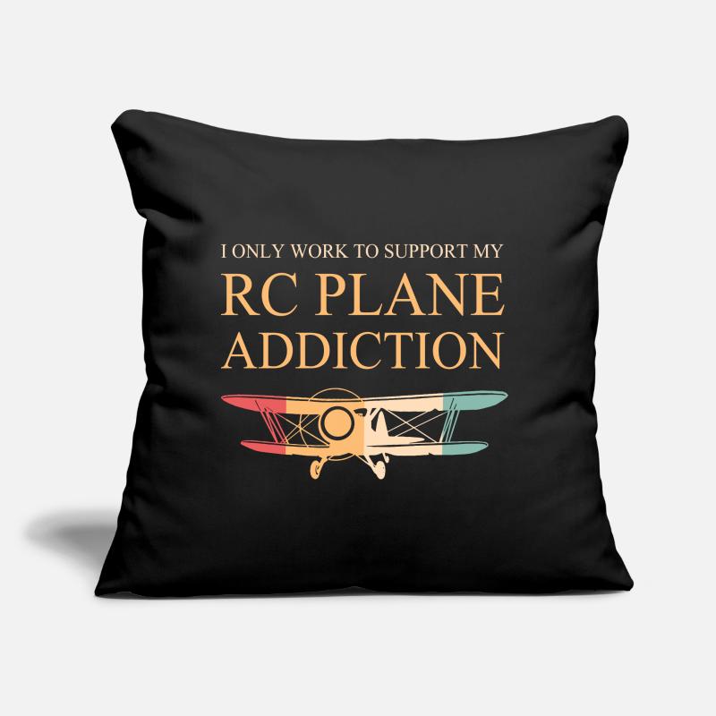 Avion modèle modèle Coussin et housse de 45 x 45 cm