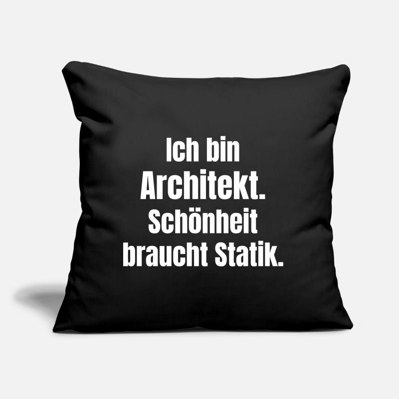 Déclaration architecturale : beauté avec la statique Coussin et housse de 45 x 45 cm