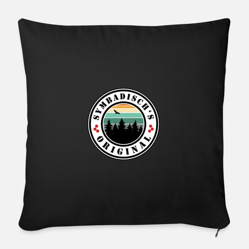 Symbadisch´s Original - Sofakissen mit Füllung 45 x 45 cm - Schwarz