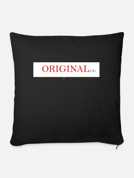 ORIGINELLER STIL - Sofakissen mit Füllung 45 x 45 cm - Schwarz