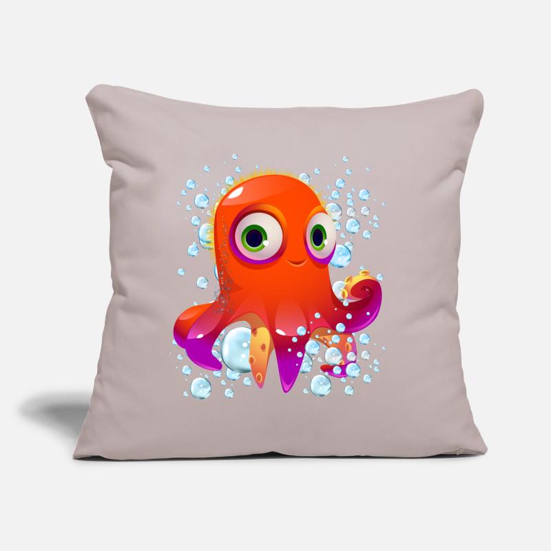 Octopus Bubbles Sofa pillow with filling 45cm x 45cm