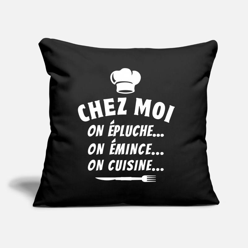 cuisiner, cuisinier, restaurant Coussin et housse de 45 x 45 cm