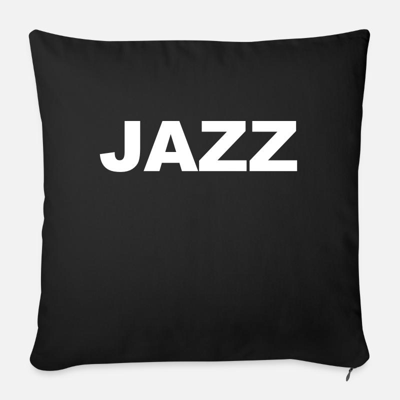 Jazz - Sofakissen mit Füllung 45 x 45 cm - Schwarz
