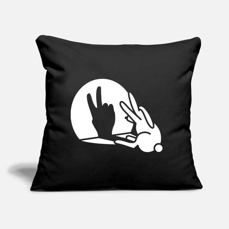 Rabbit shadow hand birthday two 2 years Sofa pillow with filling 45cm x 45cm
