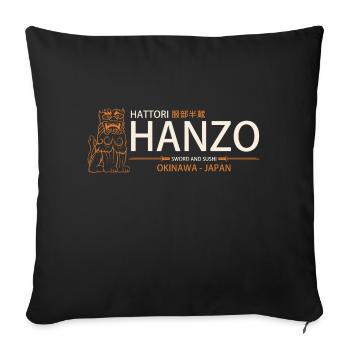 Hattori Hanzo - Sofa pillow with filling 45cm x 45cm - black - Front