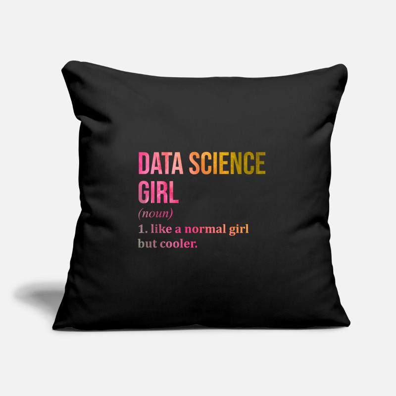 Data Science Sofa pillow with filling 45cm x 45cm