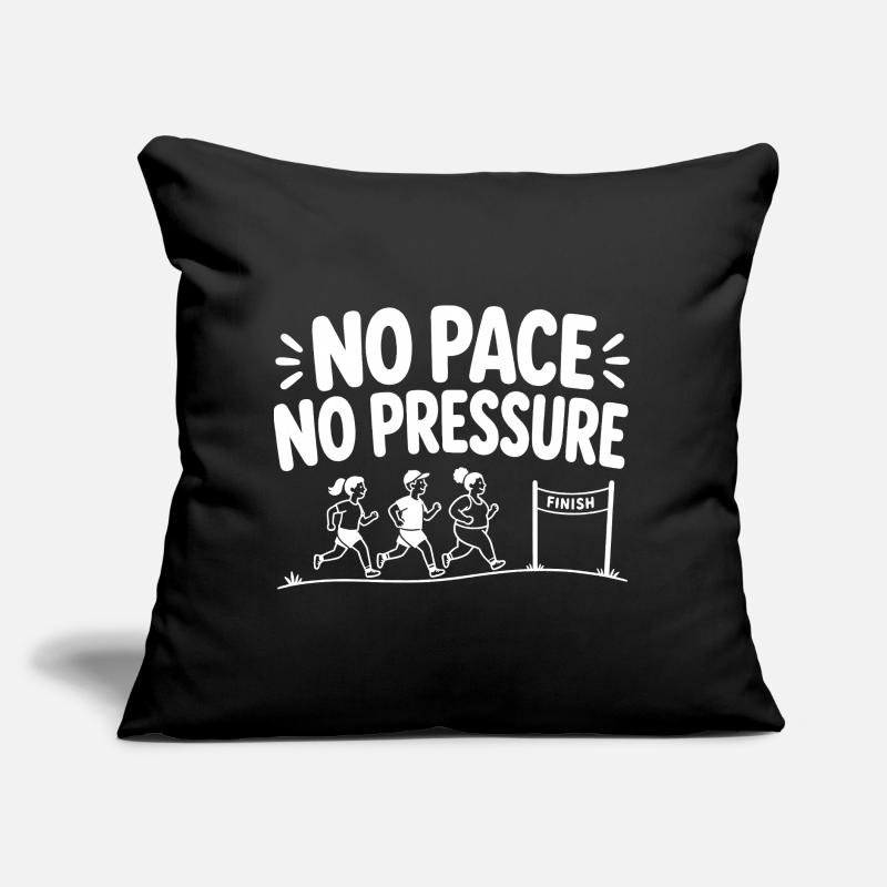 Pas de rythme, pas de pression Coussin et housse de 45 x 45 cm