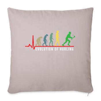 The Evolution of Hurling - Coussin et housse de 45 x 45 cm - taupe clair - Devant