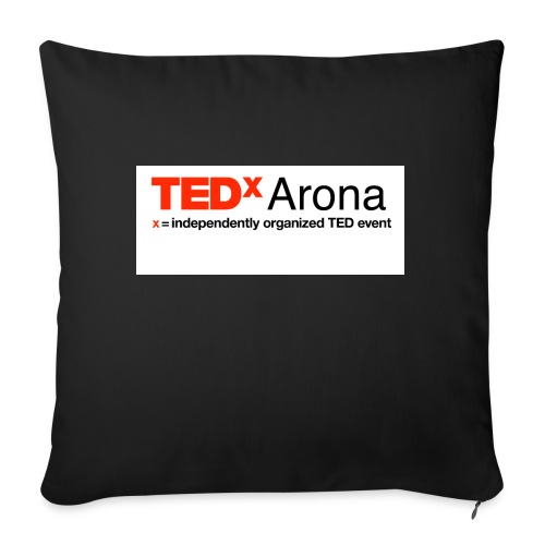 TEDx logo - Cuscino da divano 45 x 45 cm con riempimento