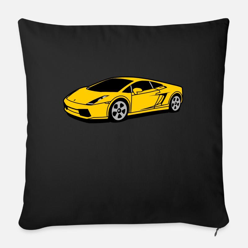 lambo - Sofakissen mit Füllung 45 x 45 cm - Schwarz