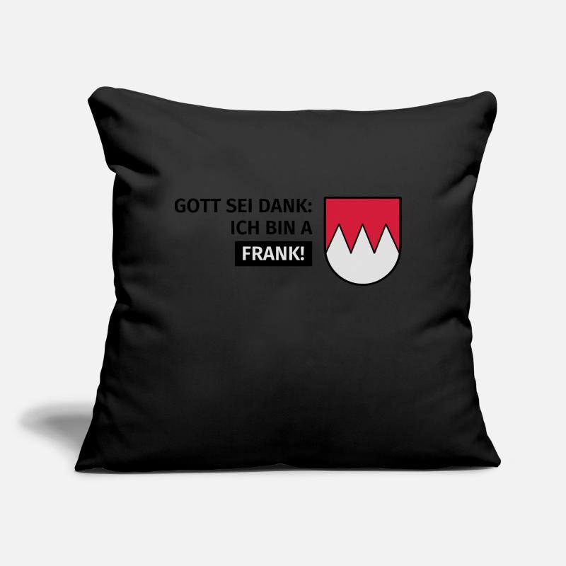 Gott sei Dank ich bin a Frank Sofakissen mit Füllung 45 x 45 cm