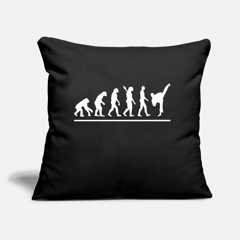Évolution karaté Coussin et housse de 45 x 45 cm
