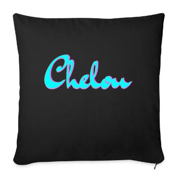 Chelou 3 - Sofakissen mit Füllung 45 x 45 cm - Schwarz - Vorne