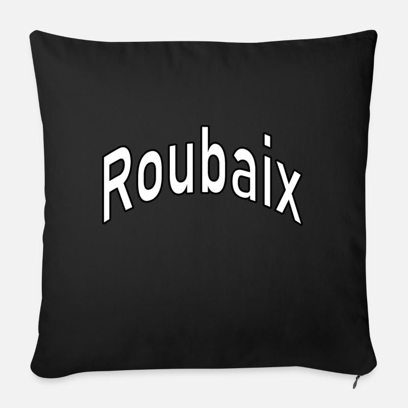 Roubaix - Sofakissen mit Füllung 45 x 45 cm - Schwarz