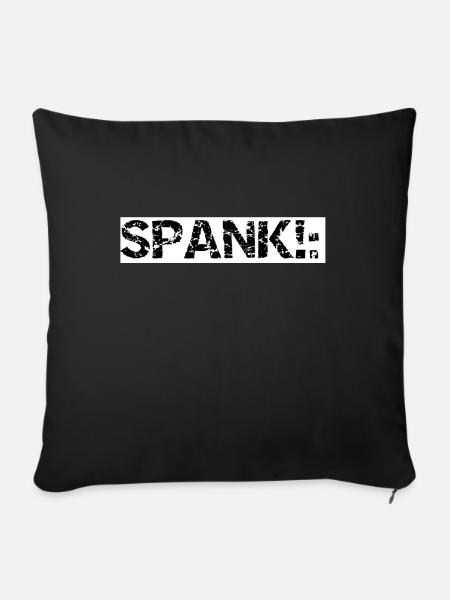 Spank - Sofakissen mit Füllung 45 x 45 cm - Schwarz